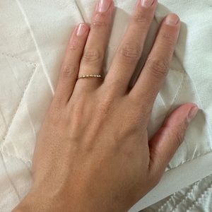 Catbird ring yellow gold with diamonds